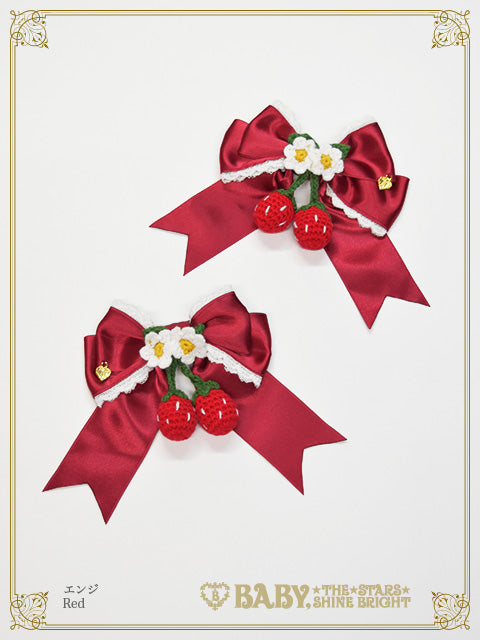 ゆらゆらいちごのHappy Berry Presentリボンクリップ