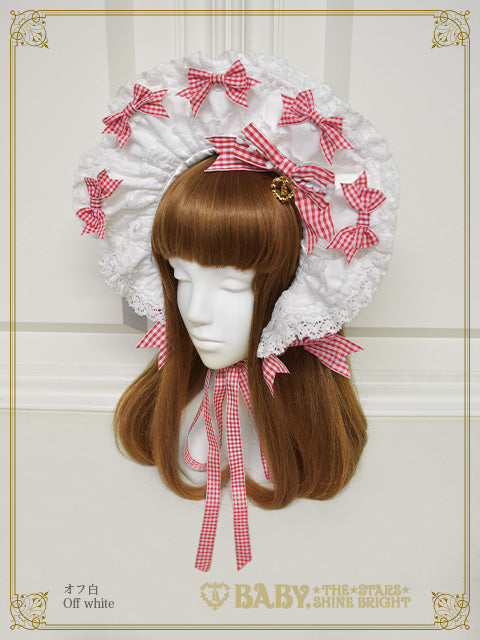 Flancesca Ribbonボンネット