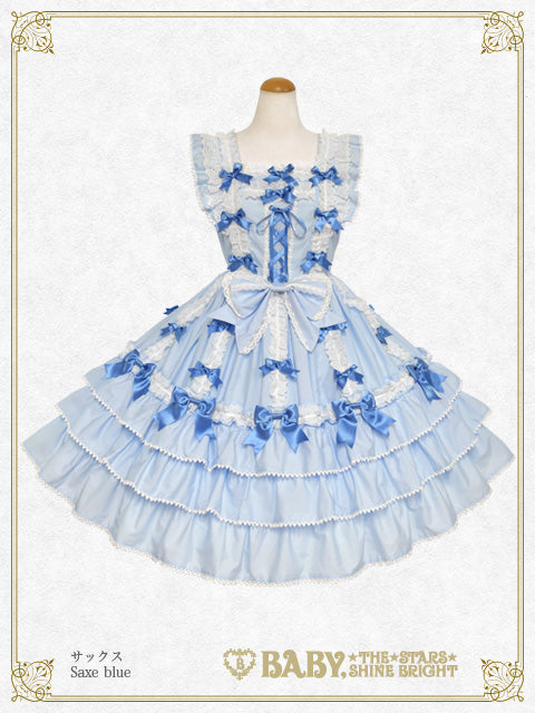 Ribbon ribbon bloomsジャンパースカート
