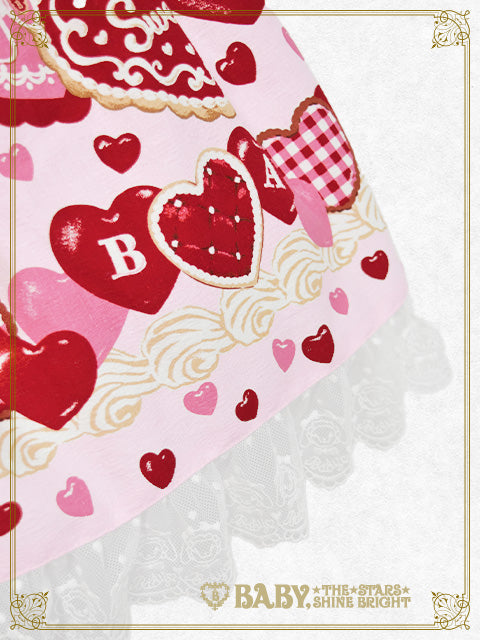 [増産] くみゃちゃんのSweet Baby Love Heart柄ジャンパースカート I