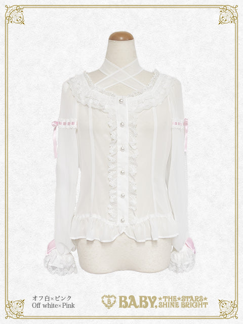 Christina Bouquet Princess シフォンブラウス