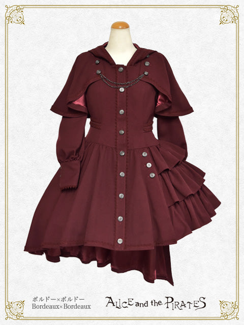 Le petit chaperon noirケープ付きコートワンピース