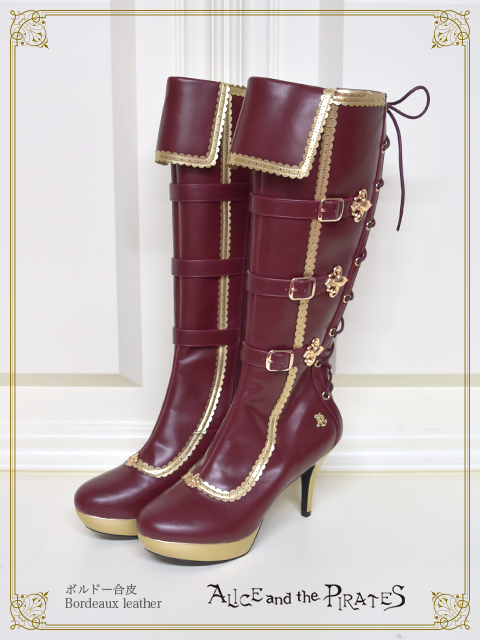 [アウトレット商品]Lilyベルトロングブーツ