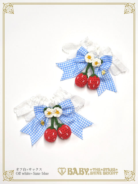 ゆらゆらいちごのHappy Berry Present ギンガムお袖とめ