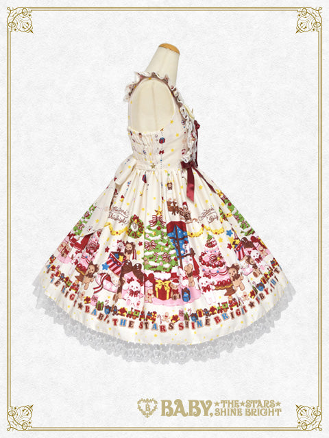 [増産] くみゃちゃんのDoki★Doki Christmas Party柄ジャンパースカートⅡ